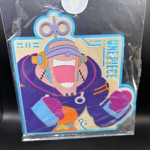 One Piece Franky Rubber Coaster Egg Head Island Arc Outfit Bandai Spirits